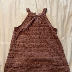 Dusty rose halter top